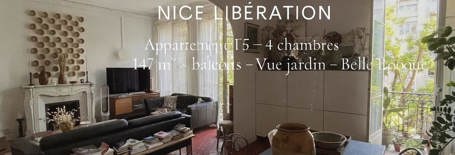 Appartement 5 Pièces 147 m² à vendre à Nice (06100)