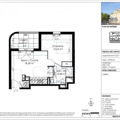 Appartement 2 pièces 150000 €