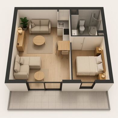 Appartement 2 pièces 260000 €