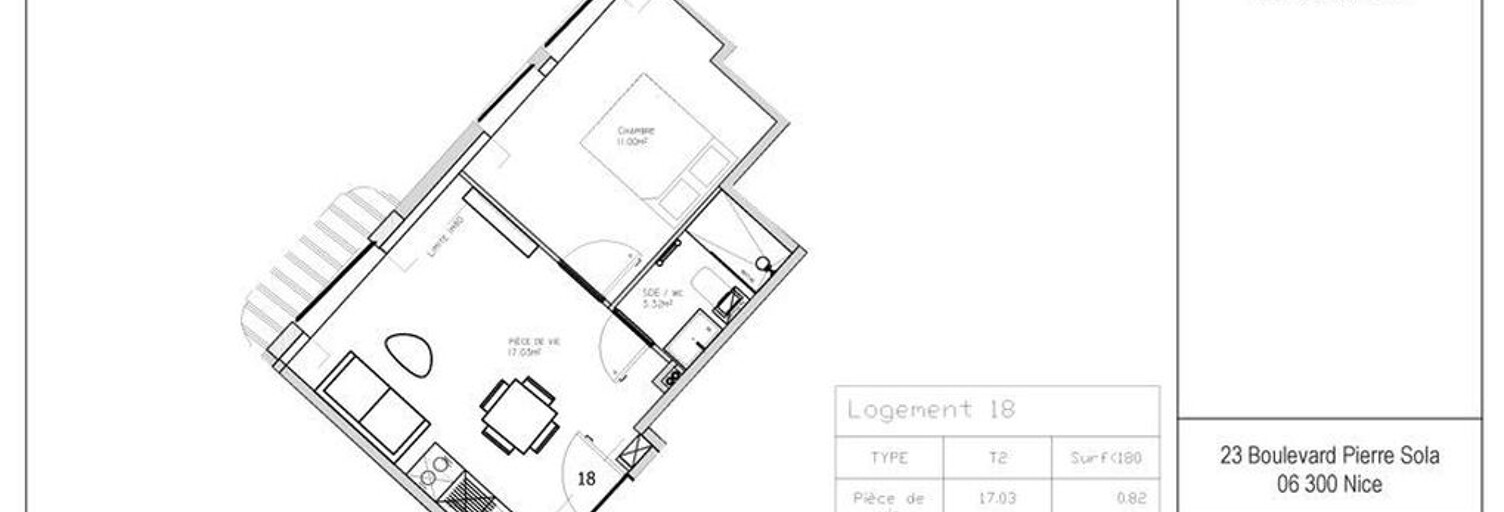 Appartement 2 Pièces 31 m² à vendre à Nice (06300)
