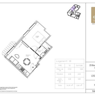 Appartement 2 pièces 183234 €