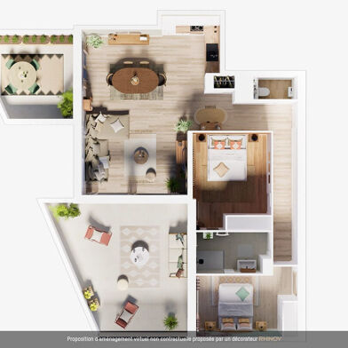 Appartement 3 pièces 399900 €