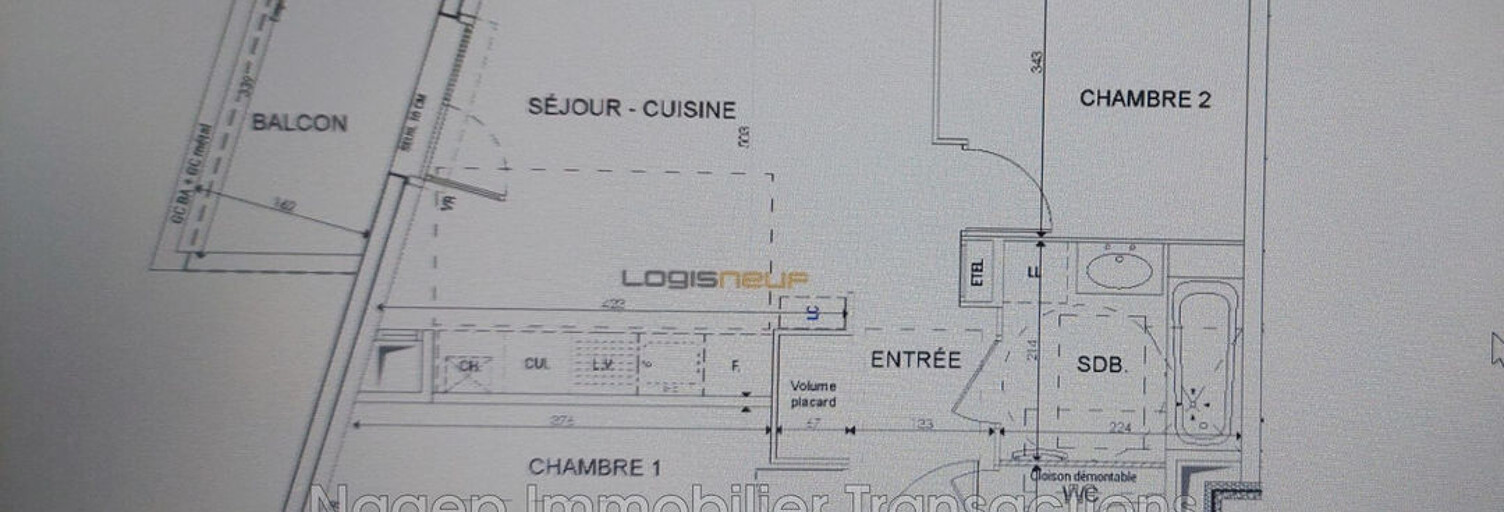 Appartement 3 Pièces 54 m² à vendre à Vichy (03200)