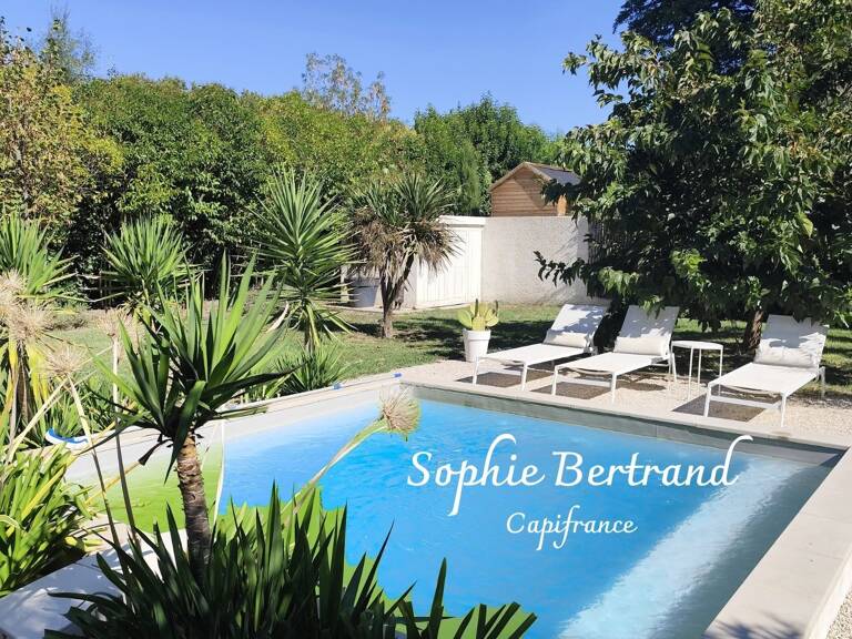 MAISON DE CARACTERE 188M2 HABITABLES AVEC JARDIN ET PISCINE SUR MONTELIMAR — photo 1