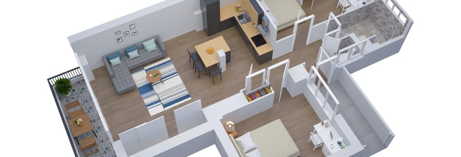 Appartement 3 Pièces 70 m² à louer à Nice (06000)