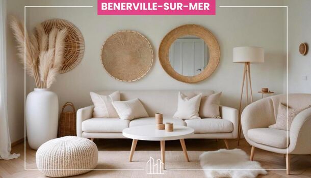 Appartement 3 pièces  à vendre Benerville-sur-Mer 14910