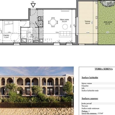 Appartement 2 pièces 201066 €