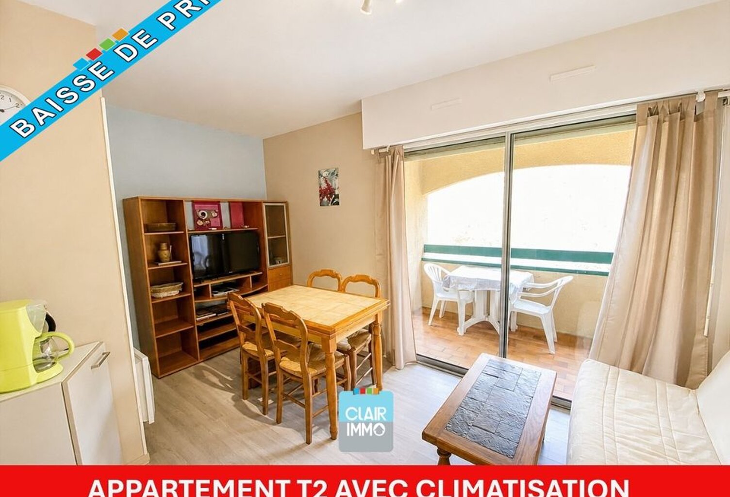 Appartement T2 meublé 27 m²  Résidence thermale — photo 1