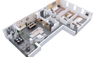 Appartement 4 Pièces 81 m² à vendre à Aix-les-Bains (73100)