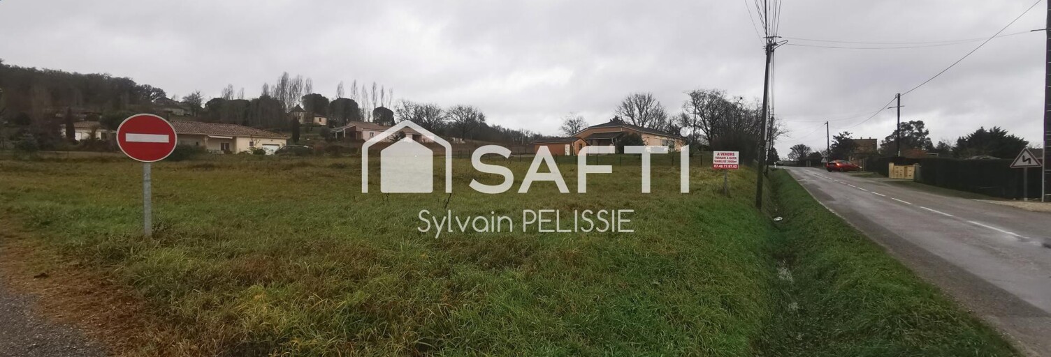 Terrain  2102 m² à vendre à Lauzerte (82110)