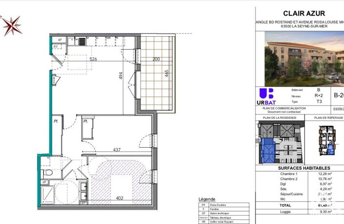 Vente Appartement 3 pièces — photo 3