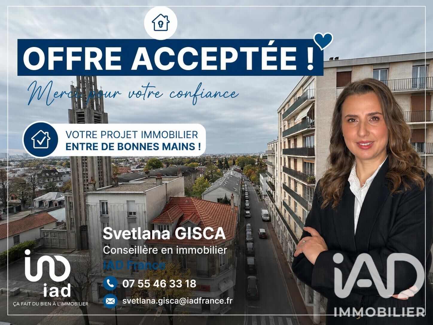 Agence immobilière de I@D FRANCE