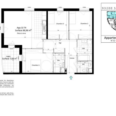 Appartement 4 pièces 429000 €