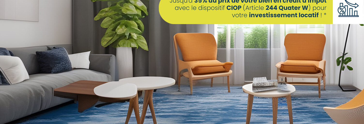 Appartement neuf T4 Pièce 120 à 121 m² à vendre à Saint-Denis (97400)