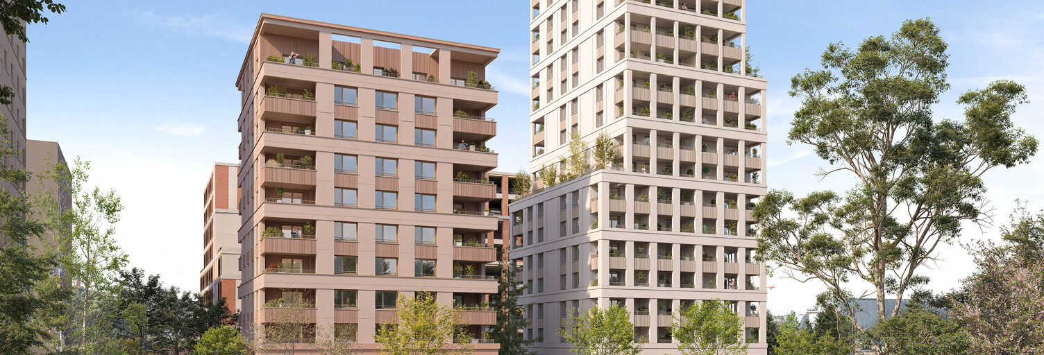 Appartement neuf T2, T3, T4 Pièce 40 à 83 m² à vendre à Toulouse (31000)