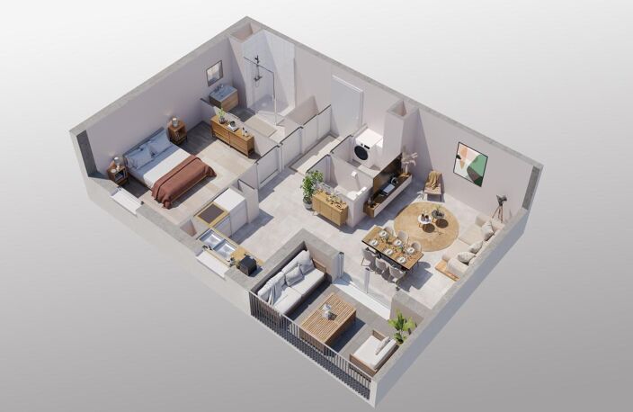 Vente programme neuf T2, T3, T4 48 à 85 m² Pont-de-Vaux (01190) — photo 3