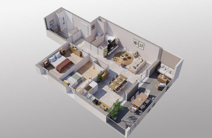 Vente programme neuf T2, T3, T4 48 à 85 m² Pont-de-Vaux (01190) — photo 4