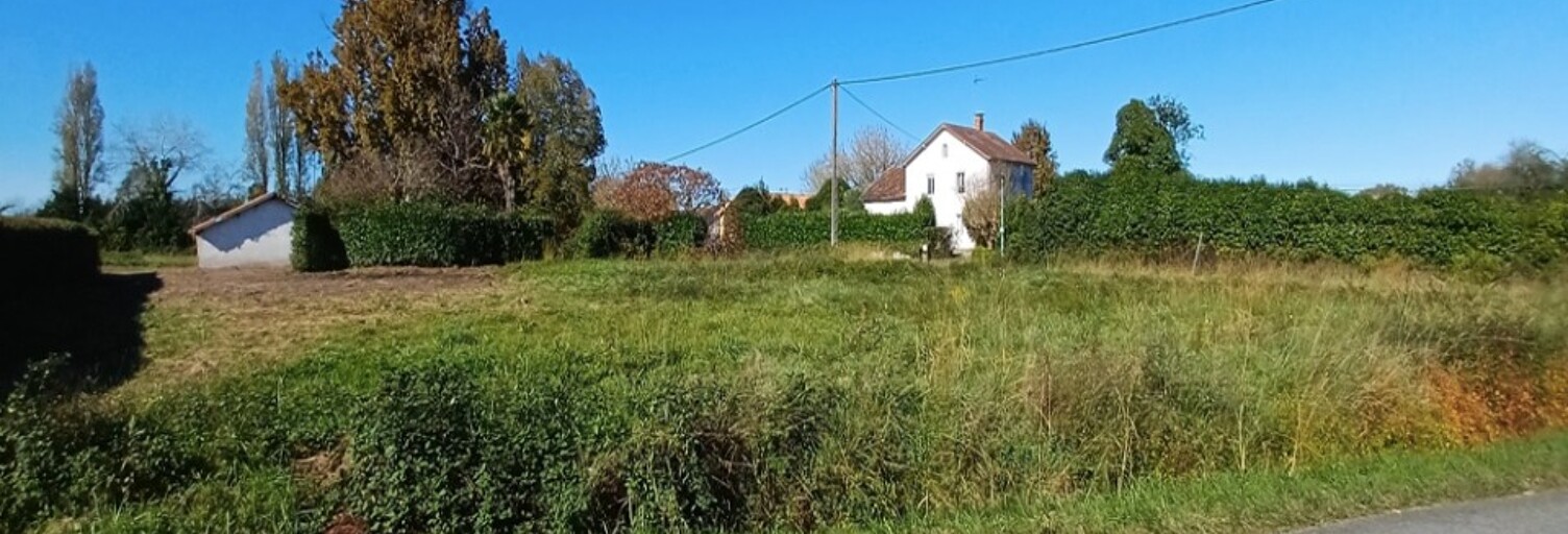 Terrain  1800 m² à vendre à Clermont (40180)