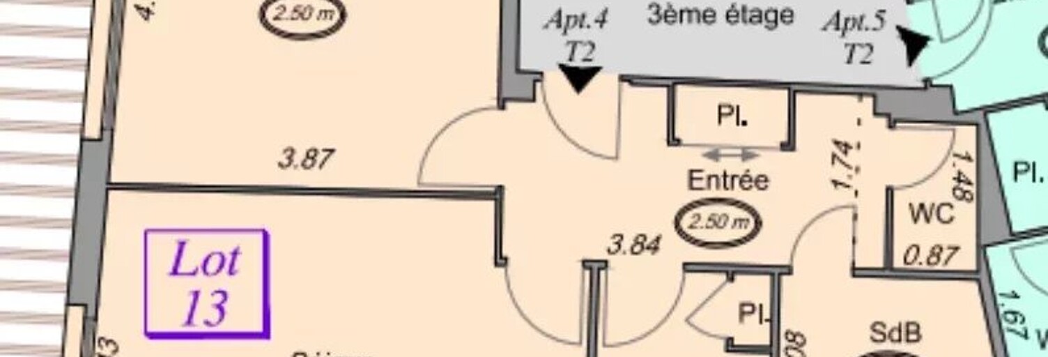 Appartement 2 Pièces 55 m² à vendre à Bonneville (74130)
