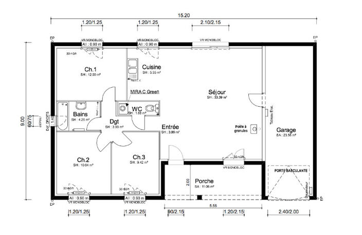 Vente maison 4 pièces 85 m² Sainte-Olive (01330) — photo 2