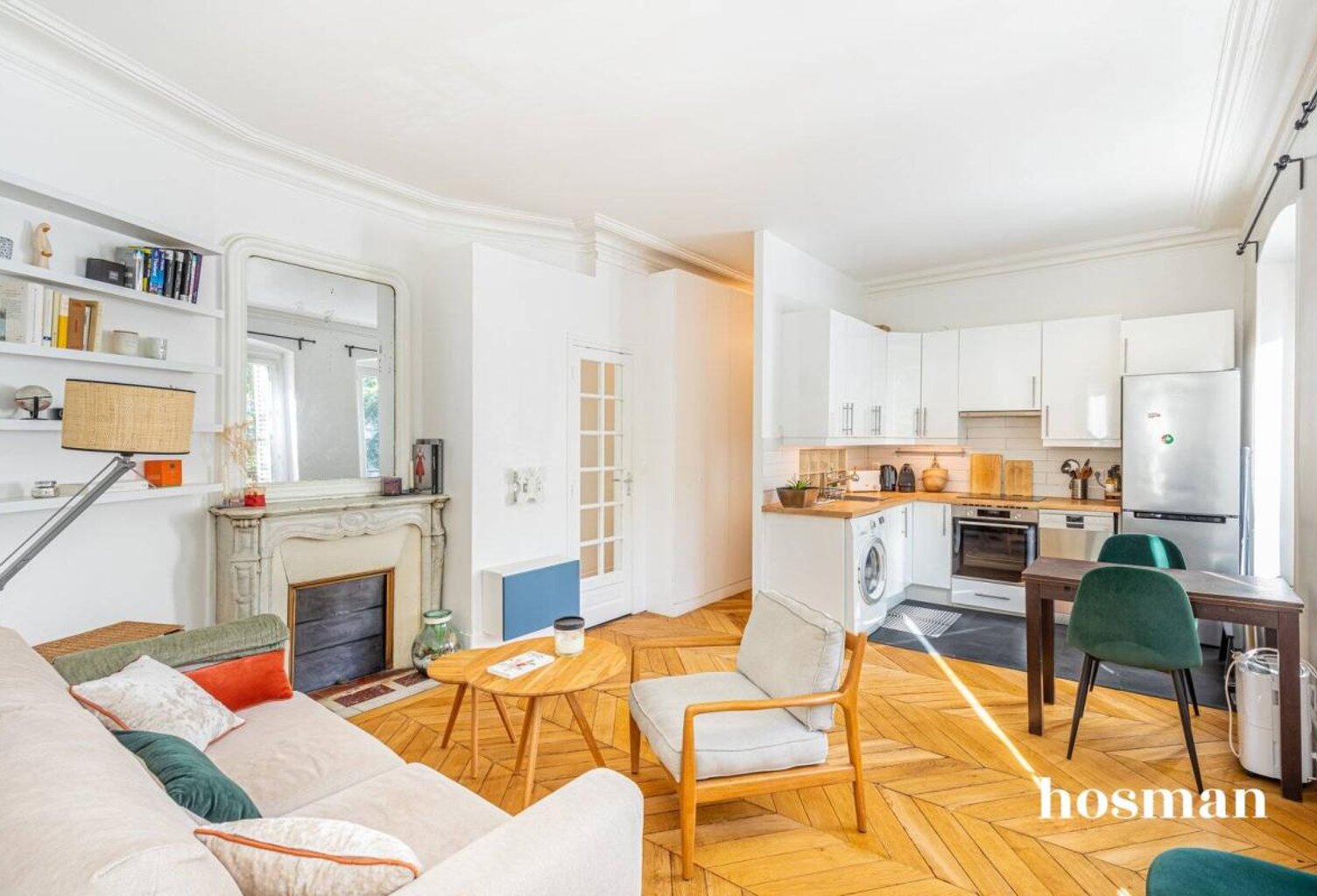 Appartement 2 pièces de 36m² - Parquet en Point de Hongrie - Boulevard de Magenta, Paris — photo 1