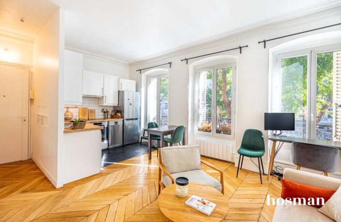 Appartement 2 pièces de 36m² - Parquet en Point de Hongrie - Boulevard de Magenta, Paris — photo 2