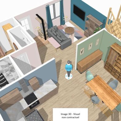 Maison 3 pièces 86000 €