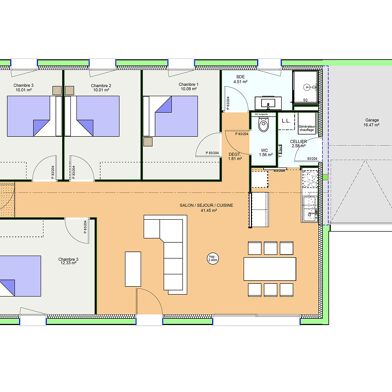 Maison 5 pièces 210257 €