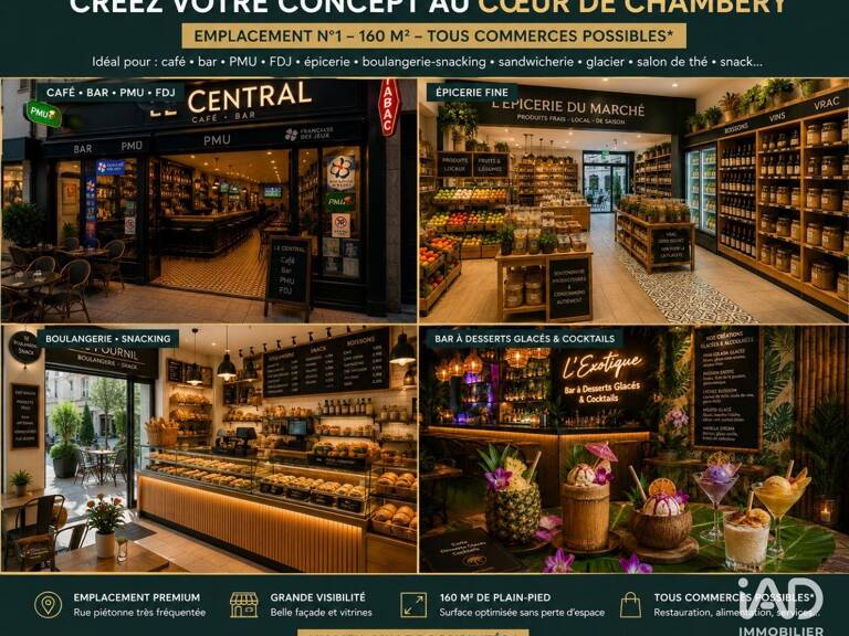 Vente Restauration rapide 160 m&sup2; — photo 1