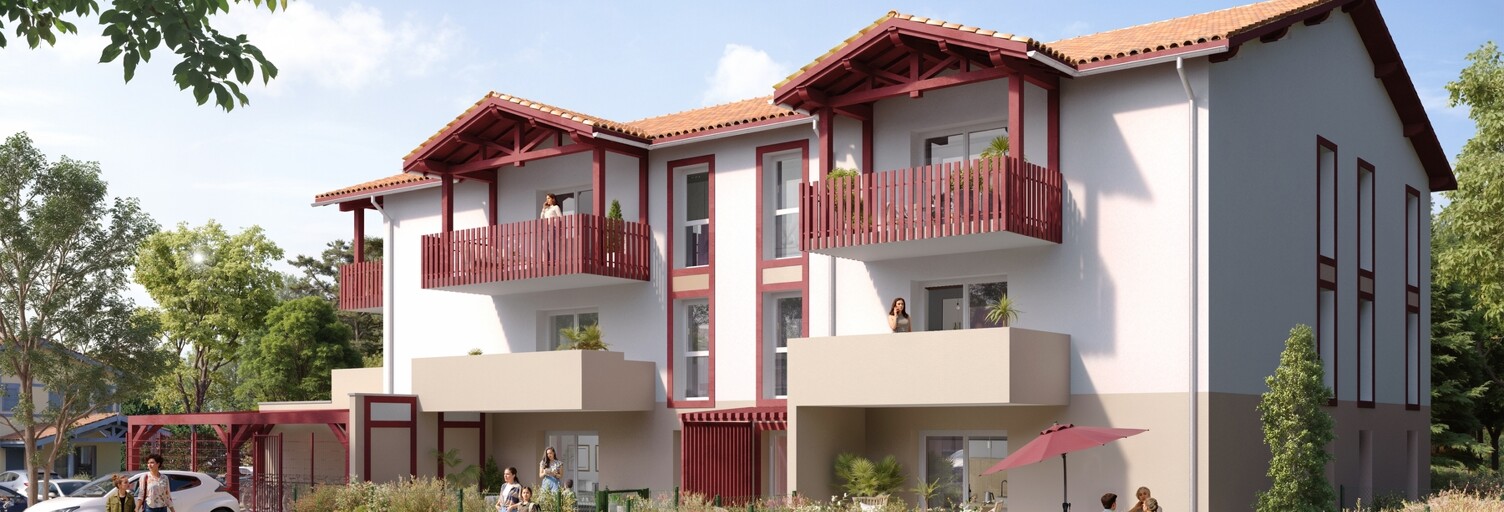 Appartement neuf T2, T3, T4 Pièce 43 à 69 m² à vendre à Saint-Paul-lès-Dax (40990)