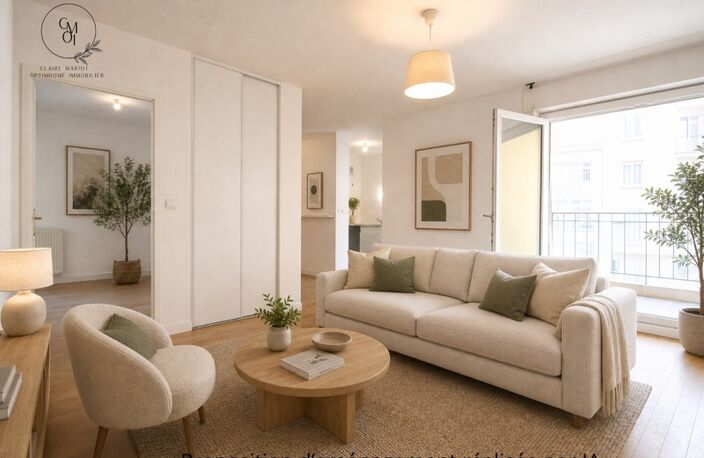 ENSEMBLE d'un appartement 3 pièces lumineux Lyon 8 – 62 m², 2 balcons / loggias et garage double INCLUS — photo 2