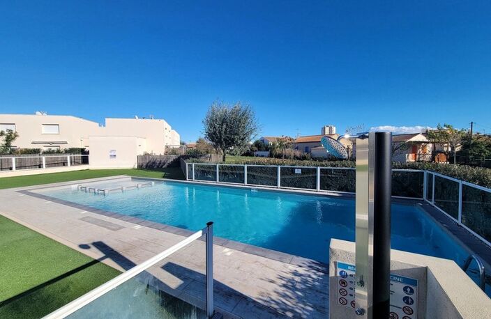 A VENDRE - Studio 24,80m² - Meublé - Terrasse - Place de parking couverte - Résidence de tourisme, SERIGNAN (34) — photo 5