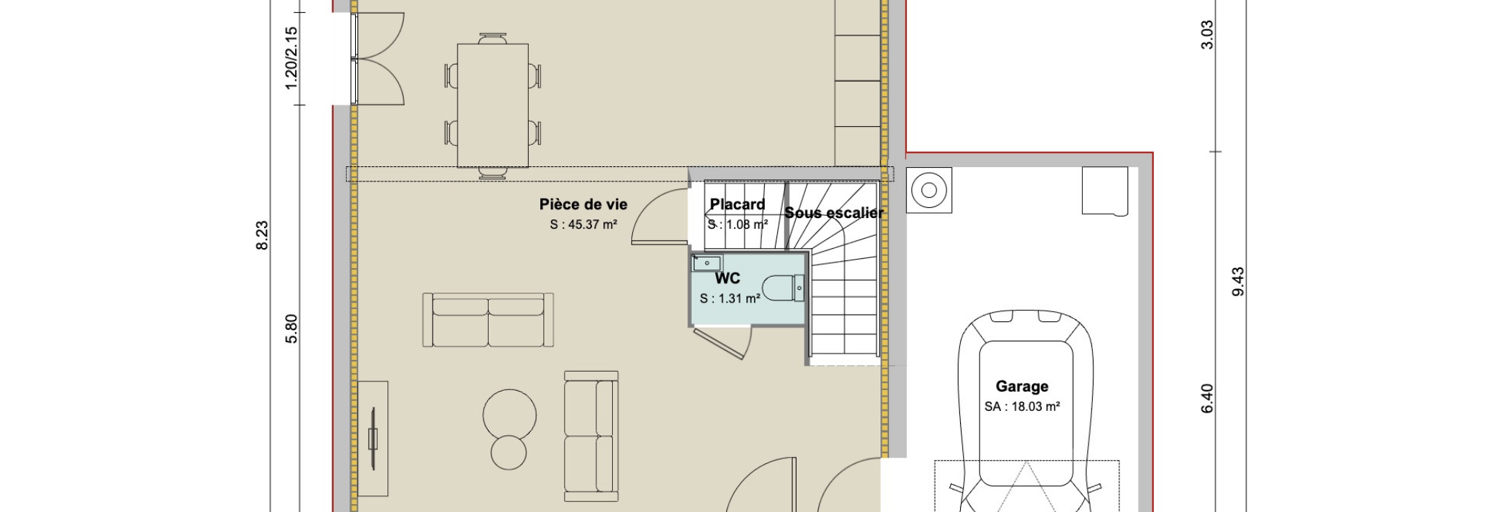 Maison 4 Pièces 86 m² à vendre à Trept (38460)