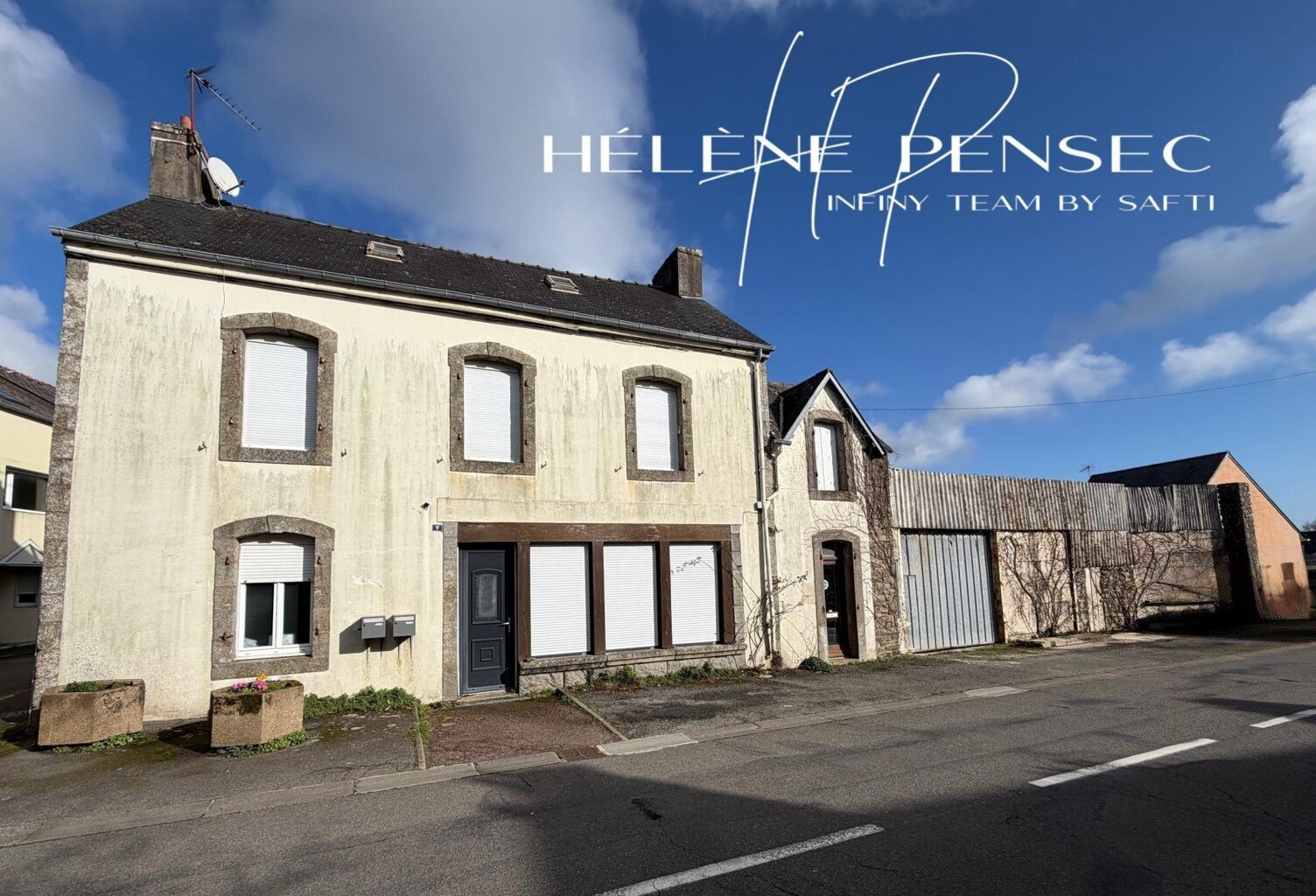 Maison divisée en 2 appartements, avec hangar attenant de 200 m². — photo 1