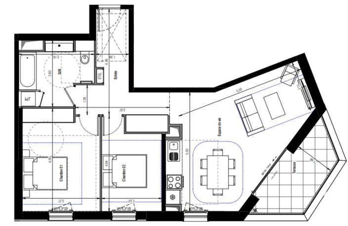 Vente Appartement 3 pièces — photo 4