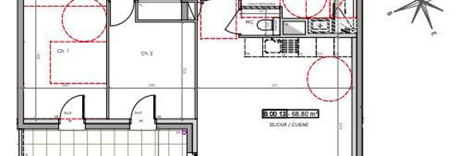 Appartement 3 Pièces 68 m² à vendre à Claix (38640)