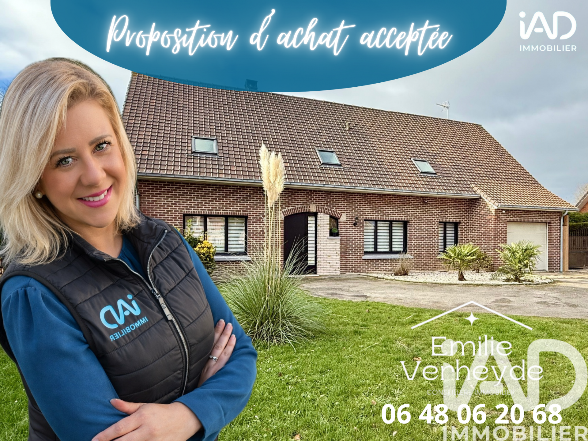 Hondeghem - 163m² - 8p. - 5ch.