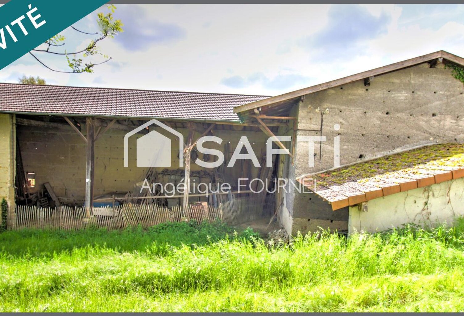 Bâtiment agricole de 160 m² au sol sur 916 m² de terrain — photo 1