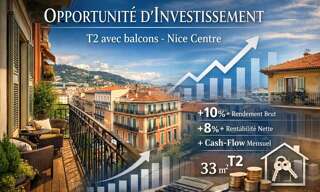 Appartement 2 Pièces 33 m² à vendre à Nice (06000)