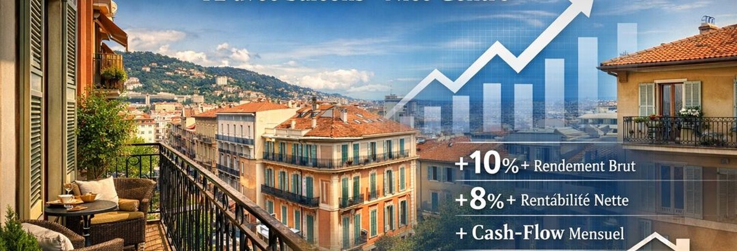 Appartement 2 Pièces 33 m² à vendre à Nice (06000)