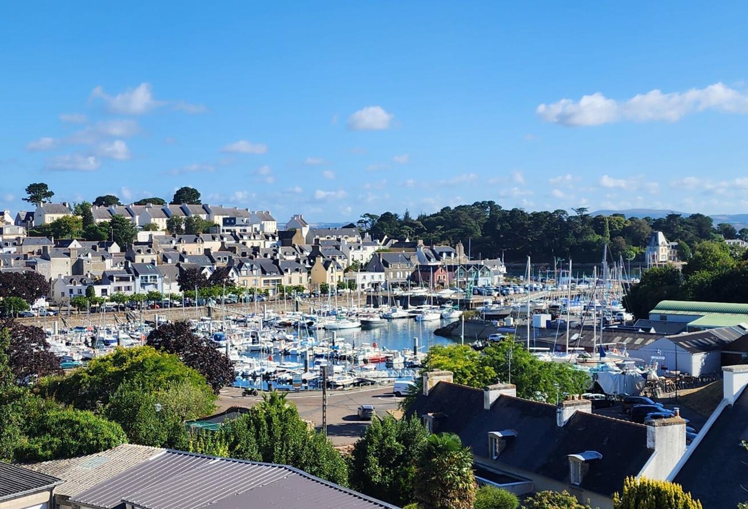 Maison familiale vue port, jardin et terrasse à Tréboul — photo 1