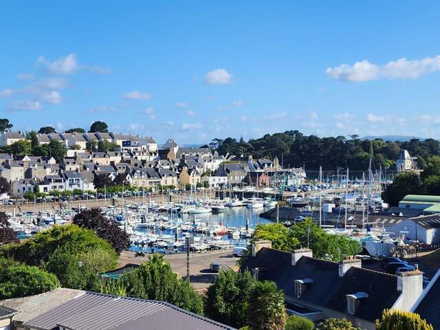 Maison familiale vue port, jardin et terrasse à Tréboul — photo du bien