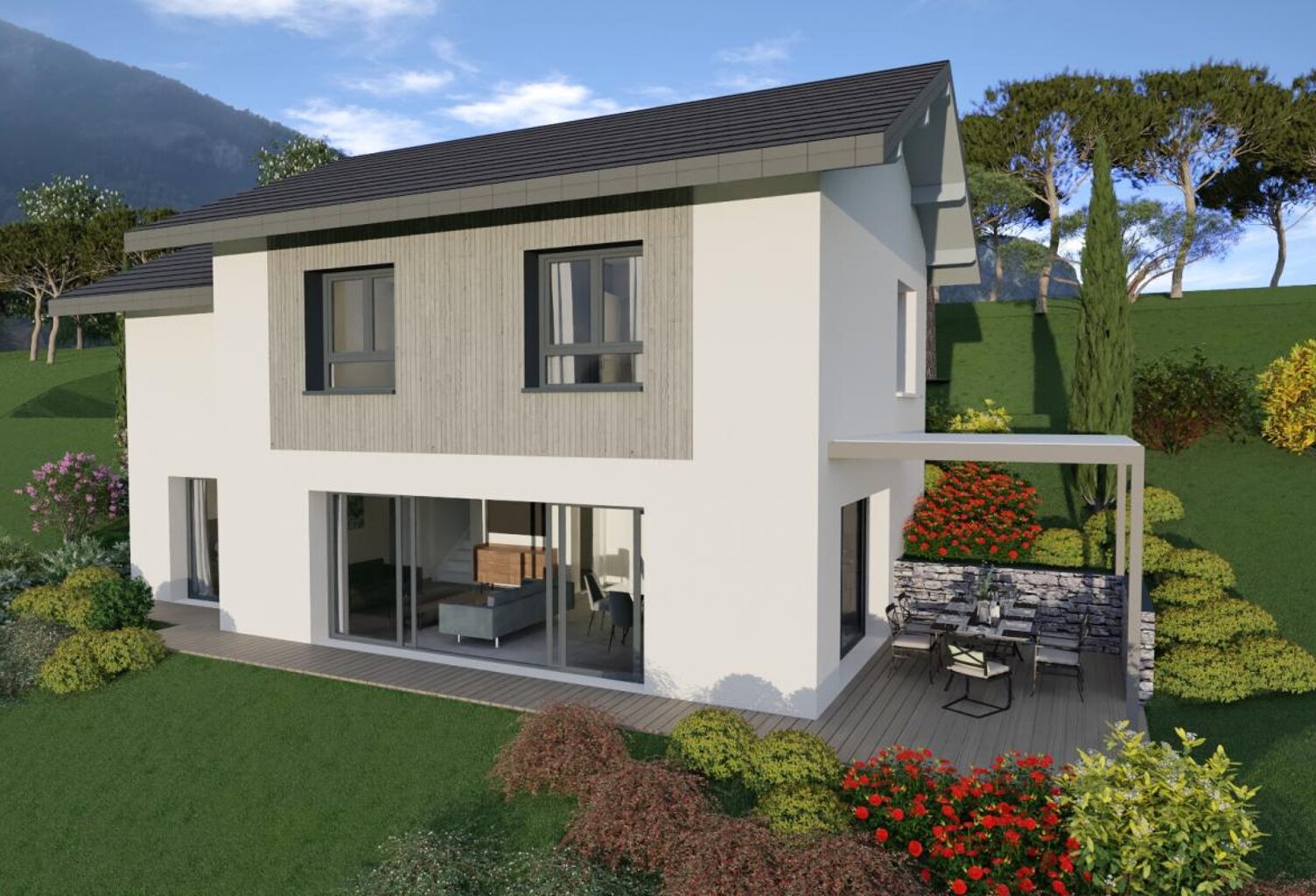 ST ALBAN LEYSSE Maison 114m² 4chambres garage — photo 1