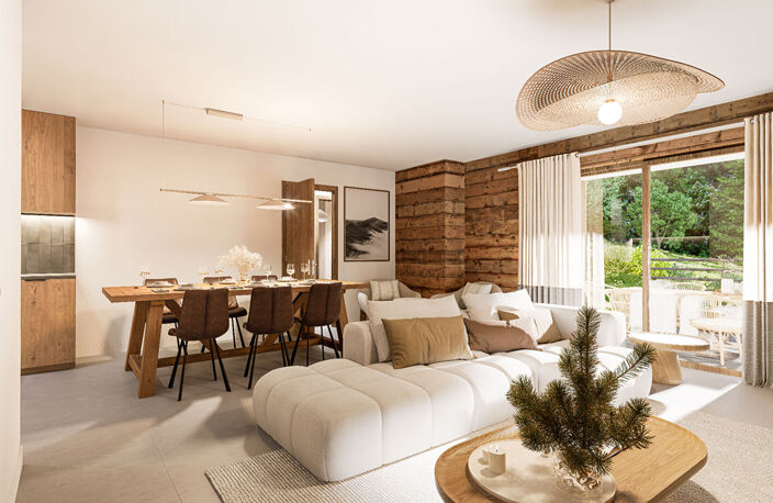 Appartement T3 dans chalet neuf de standing aux Houches — photo 3