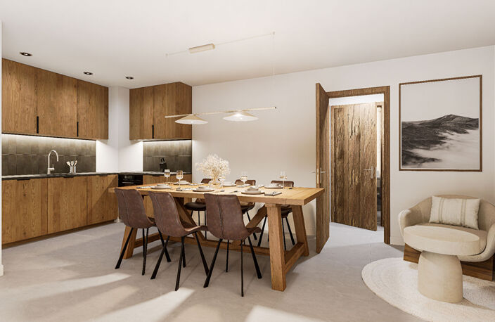 Appartement T3 dans chalet neuf de standing aux Houches — photo 4