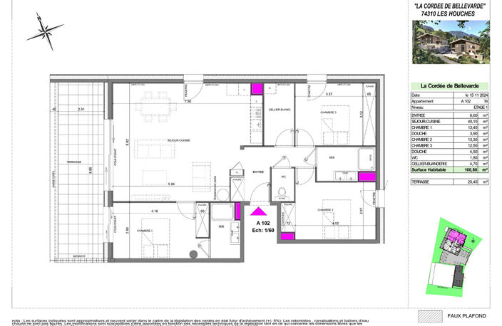 Appartement T5 dans chalet neuf de standing aux Houches — photo 3
