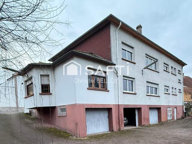 Immeuble composé de 2 appartements et une celleule commerciale. — photo du bien