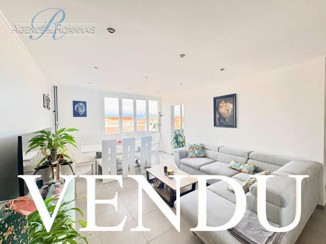 Roanne centre, appartement type 4 en excellent état avec par — photo du bien