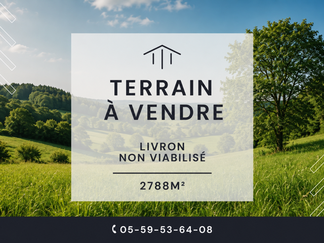 TERRAIN CONSTRUCTIBLE — photo du bien