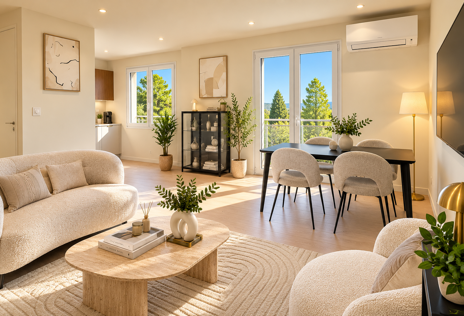CANNES BASSE CALIFORNIE T3 TRAVERSANT SUD-OUEST 68M2 SOL REF — photo 1